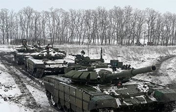Идет танковое вторжение в Украину со стороны Беларуси