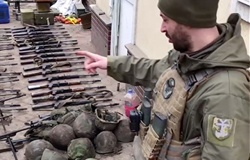 Украинский комбат К-2 показал трофеи воинов после двух боев