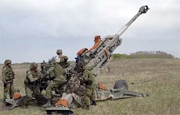 Украинские артиллеристы показали работу американских гаубиц М777 на передовой
