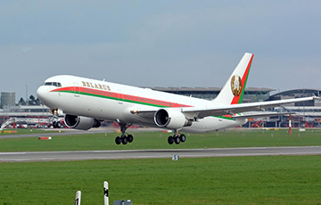 Самолет Лукашенко улетел из Беларуси