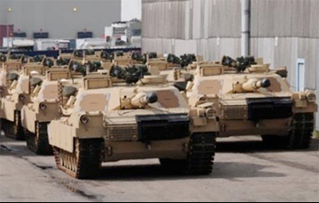 В Литву прибыли американские танки и боевые машины пехоты