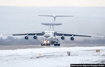 Как выглядел московитский самолет А-50 в Мачулищах до подрыва