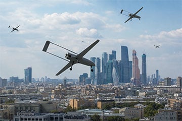 Москву и область массированно атаковали дроны
