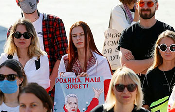 В Киеве прошел Марш солидарности с белорусками