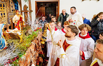 Як беларускiя каталікі святкуюць Раство