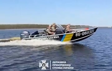 Украинский катер показал, что происходит на границе с Беларусью