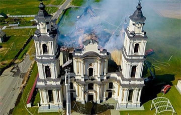Католические епископы обратились к белорусам в связи с пожаром в Национальном санктуарии в Будславе
