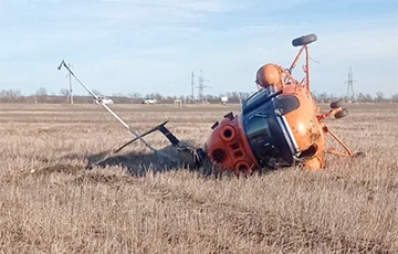 В Московии потерпел аварию вертолет, совершавший облет нефтепровода