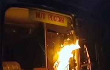 Партизаны проникли в воинскую часть под Москвой и устроили пожар