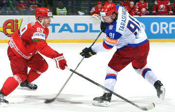 Белорусы «всухую» проиграли России на ЧМ по хоккею