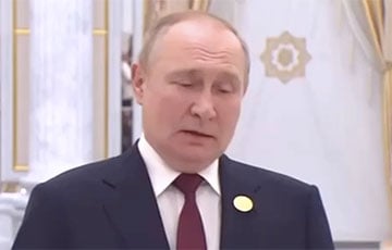 Путин позеленел