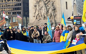 В США прошли крупные митинги в поддержку Украины