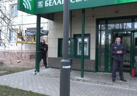 СК: Попытку ограбления банка в Могилеве совершил россиянин