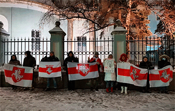 В России и Украине прошли акции солидарности с Беларусью