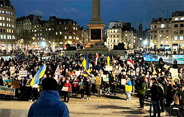 Белорусы Польши, Кипра и Британии организовали большие акции в поддержку Украины