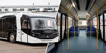 МАЗ выпустил перронный автобус нового поколения