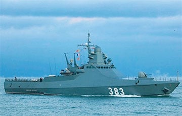 Момент удара по московитскому кораблю «Сергей Котов» показали на видео