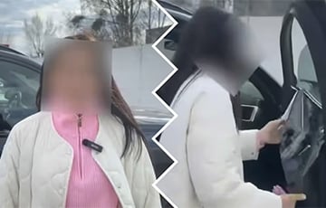 С беларуской за рулем BMW записали покаянное видео