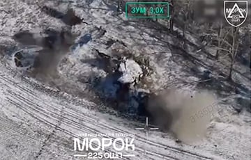 Украинские бойцы взорвали московитский опорный пункт