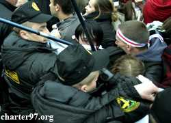 Фашизм в Минске: Жестоко разогнана акция солидарности  (Обновлено, фото)