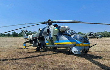 Украина потеряла вертолет Ми-24 во время боевого задания
