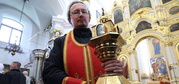 Благодатный огонь доставлен в Минск