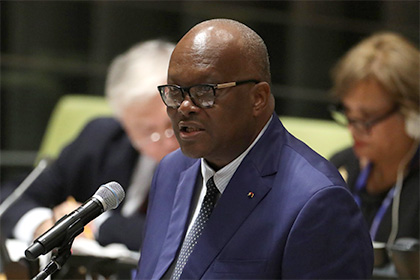 Глава МИД Буркина-Фасо одобрил идею Путина об антитеррористическом фронте