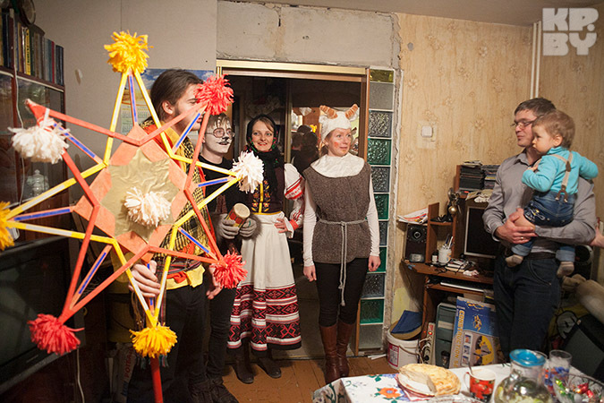 «Каляды» в Гродно отметили традиционным обрядом