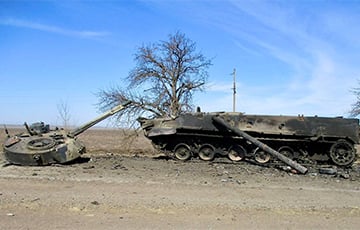 На Изюмском направлении нацгвардейцы уничтожили вражескую БМП-2 и подбили танк
