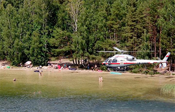 Над беларусскими пляжами летают вертолеты с громкоговорителями