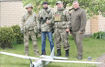 Добровольцы Бучи сбили под Киевом новейшую версию московитского беспилотника «Орлан»