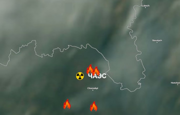 Дым от пожаров в зоне аварии ЧАЭС сегодня достиг Беларуси