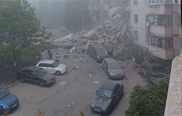 В московитском Белгороде обрушился подъезд 10-этажки