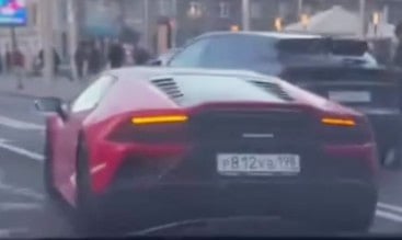 В Минске в ДТП попала Lamborghini Huracán