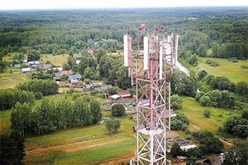 В безлюдной зоне Беларуси на границе с Украиной начали строить вышки связи
