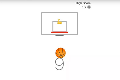 В мессенджере Facebook для iOS появилась игра в баскетбол