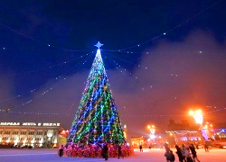 15 декабря в Минске включат праздничную иллюминацию