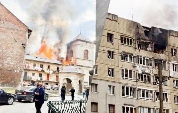Московитские дроны ударили по центру Львова