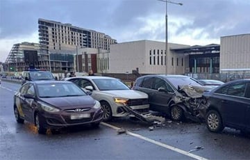 Массовая авария в Минске: столкнулись пять авто