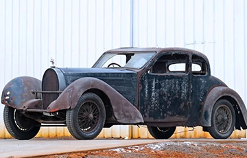 Старый ржавый Bugatti ушел с молотка по цене нового Porsche 911