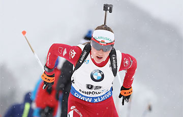 Домрачева заняла 37-е место в гонке преследования