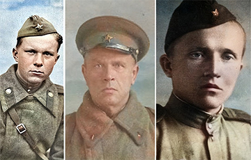 Как выглядят военные фото белорусских писателей в цвете