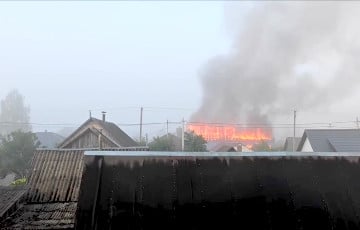 На деревообрабатывающем предприятии в Старых Дорогах сгорел цех
