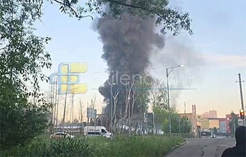 В подмосковном Реутове после атаки дронов на одном из предприятий произошел пожар