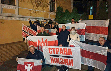 Белорусы Санкт-Петербурга, Москвы и Киева вышли в поддержку соотечественников