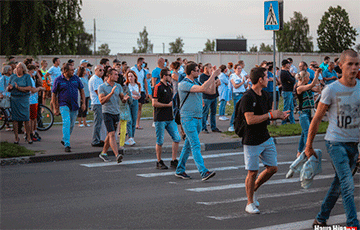 Жители Солигорска вышли на митинг