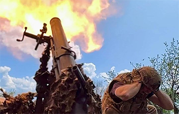 Бойцы бригады «Азов» из миномета уничтожили вражеский ДОТ с окопным РЭБом