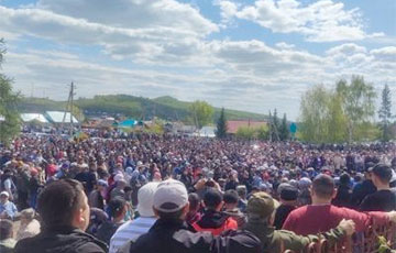 В Башкортостане тысячи протестующих вышли на акцию протеста