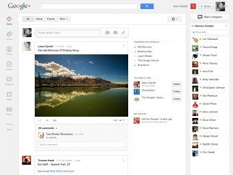 Google обновила интерфейс своей социальной сети