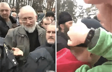Промосковитский поп ударил по голове 10-летнего мальчика с флагом Украины